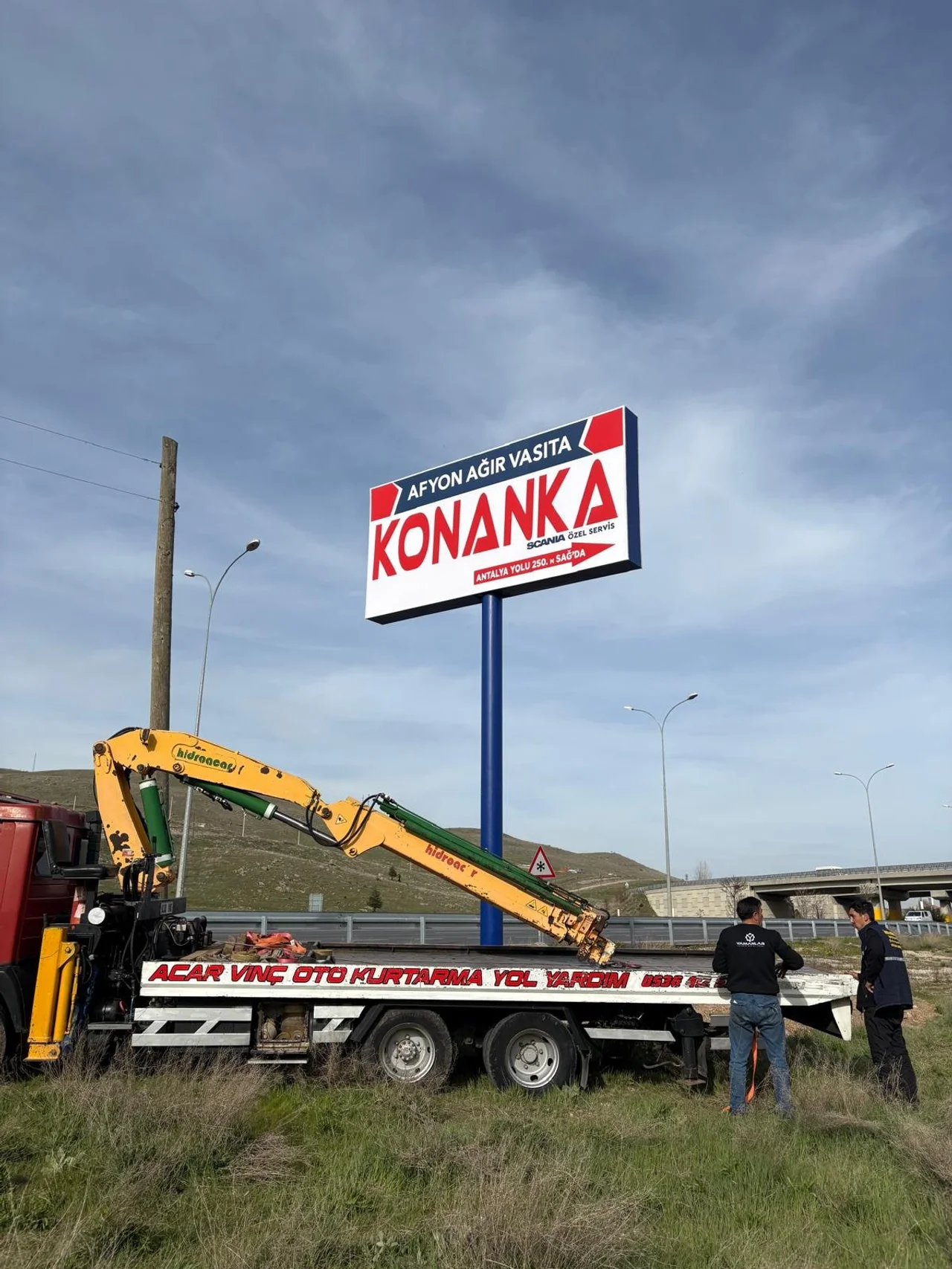 Afyon totem tabela — Bender Reklam üretimi ve montajı (6)